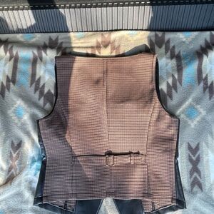 7 all mankind leather vest